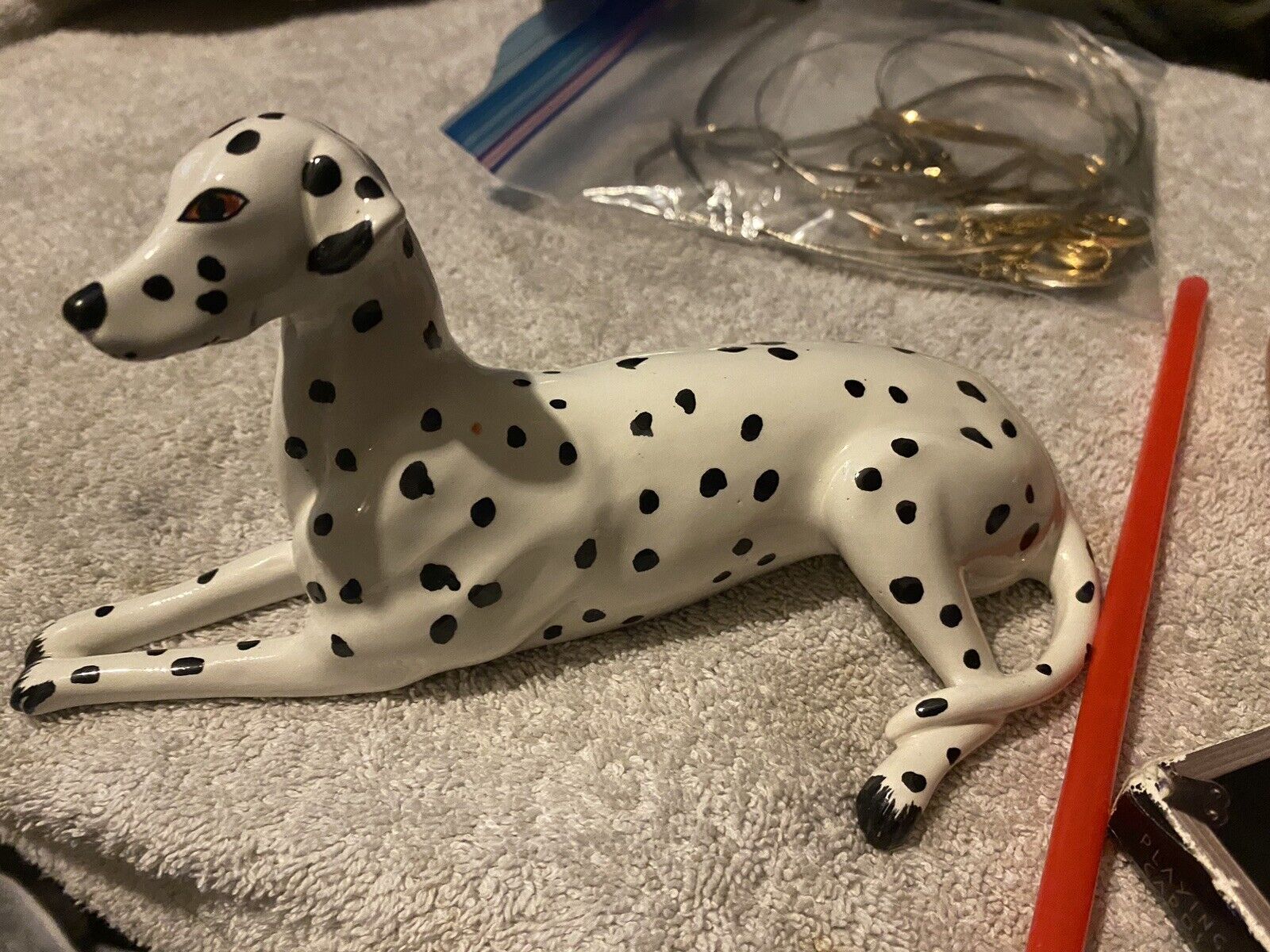 vintage Dalmatian figurine made in Italy Chelsea House Port Royal 