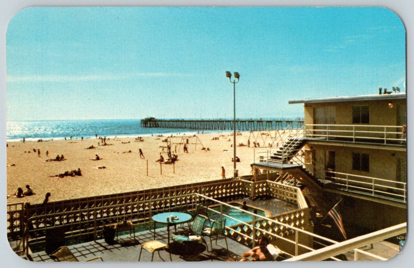 Vintage Postcard~ Sea Sprite Apt. Motel~ Hermosa Beach, California~ CA