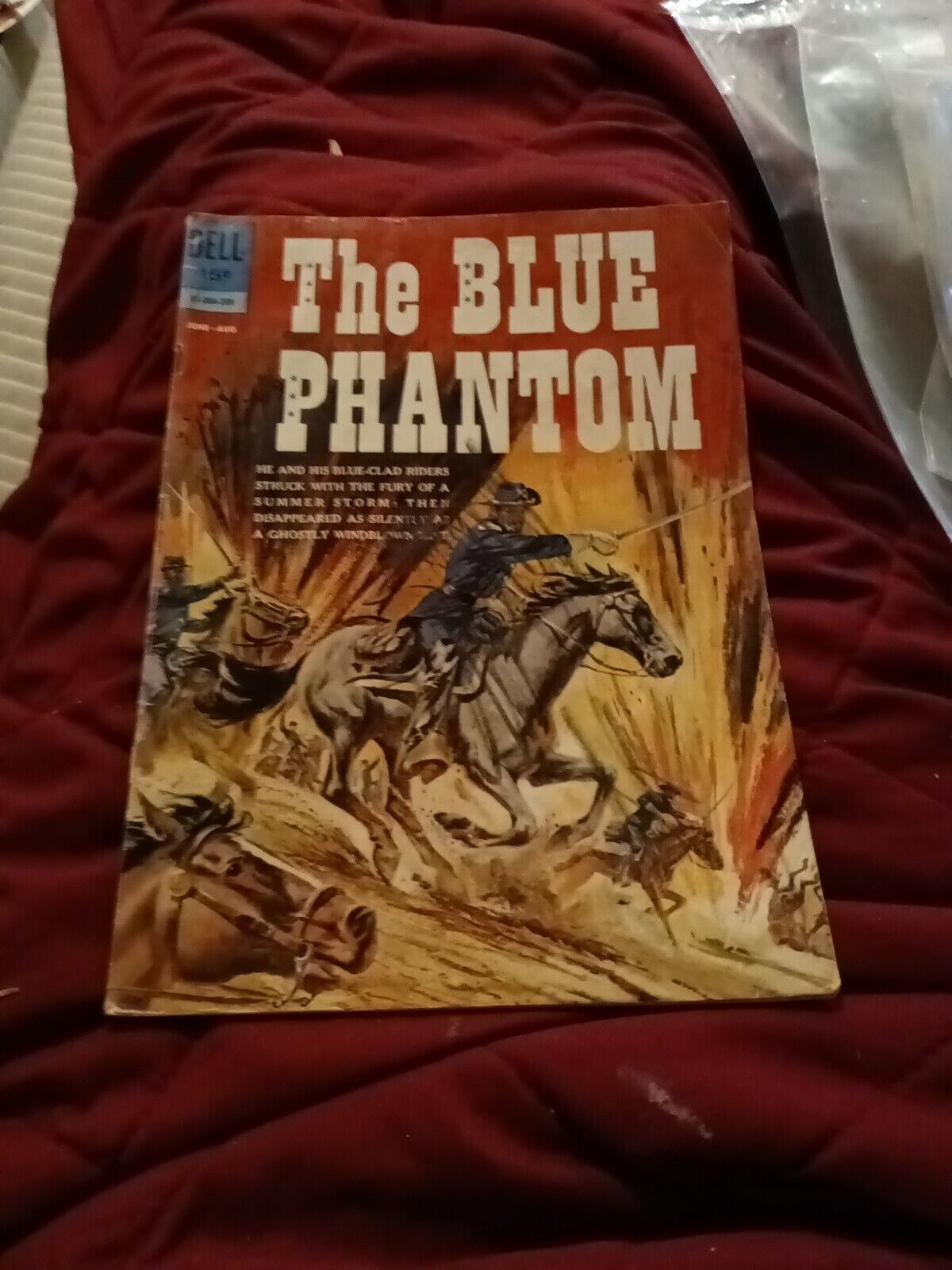 The Blue Phantom (1962 Dell) Civil War Comic Book, Four Color #01-066-208, Nice