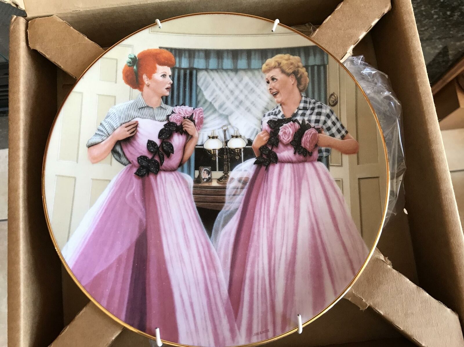 Love Lucy Two of a Kind Hamilton Collector Plate