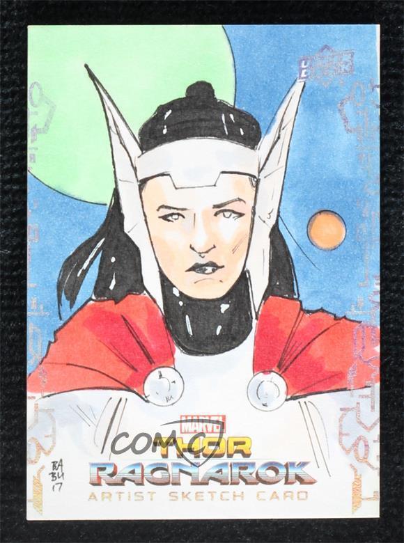 2017 Upper Deck Marvel Thor: Ragnarok Sketch Cards 1/1 Ben AbuSaada Sketch 2qf