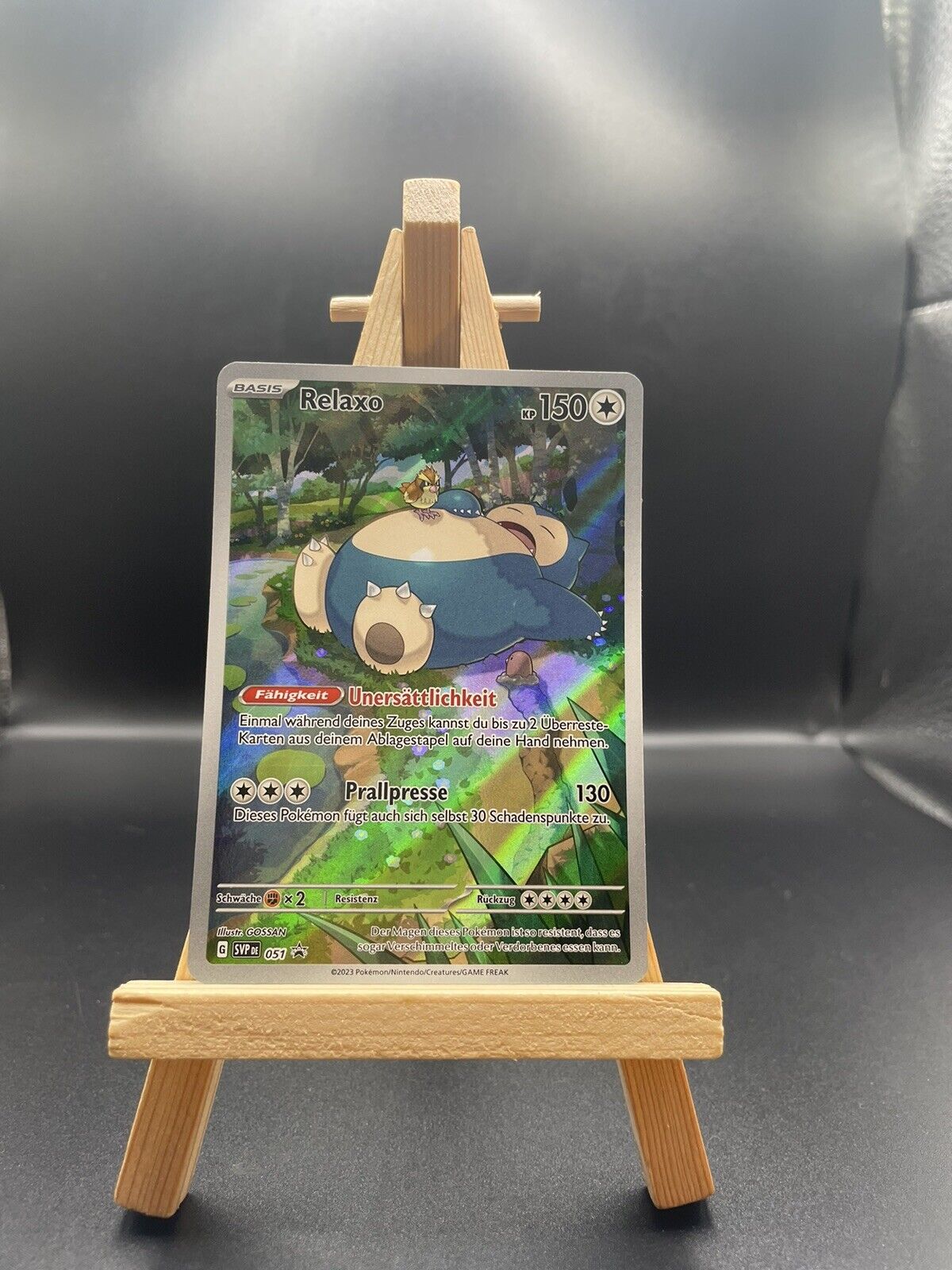 Pokemon Relax Art Rare | German PLEASE 051 Promo Pokemon 151 | Near Mint