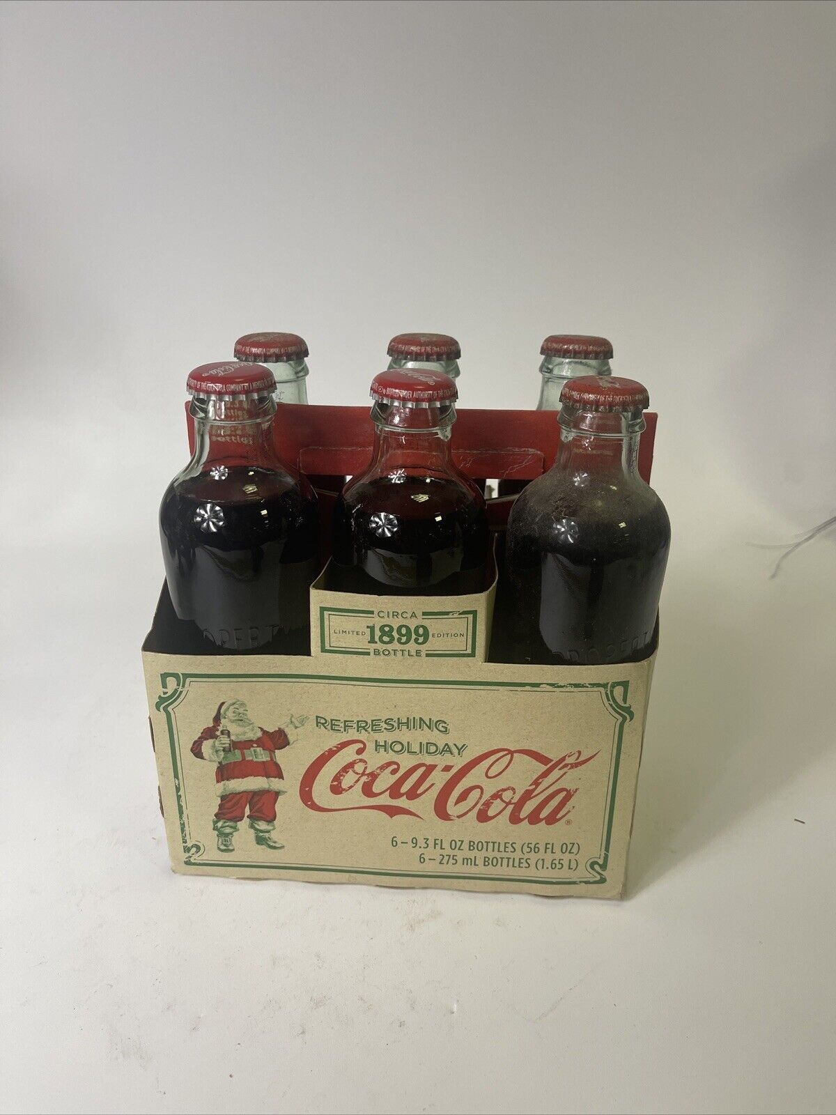 Circa Limited 1899 Edition Bottle Refreshing Holiday Coca-Cola 6 Bottles