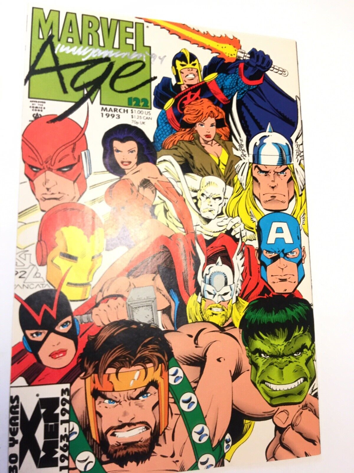 Vintage X-Men Anniversary 122 Marvel Age 1993