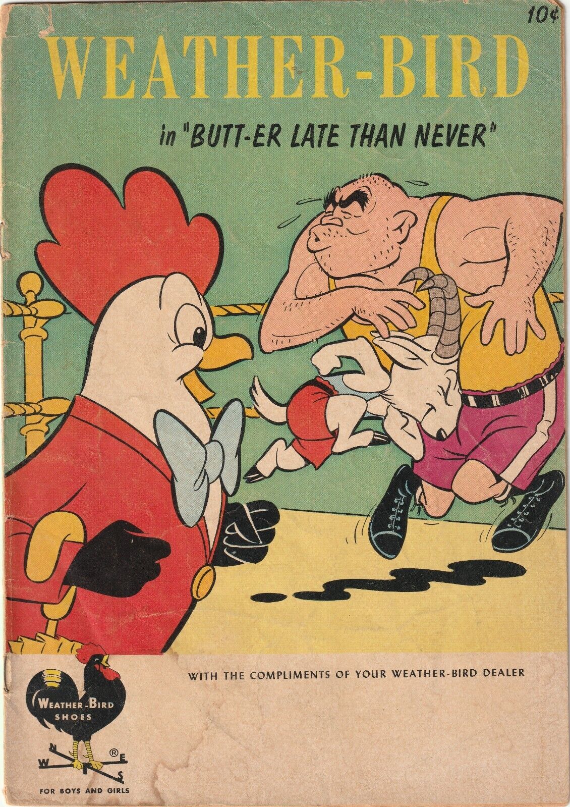 Weather Bird #5 Butt-er Late Than Never 1959 Sho Promo Give-away Comic Good