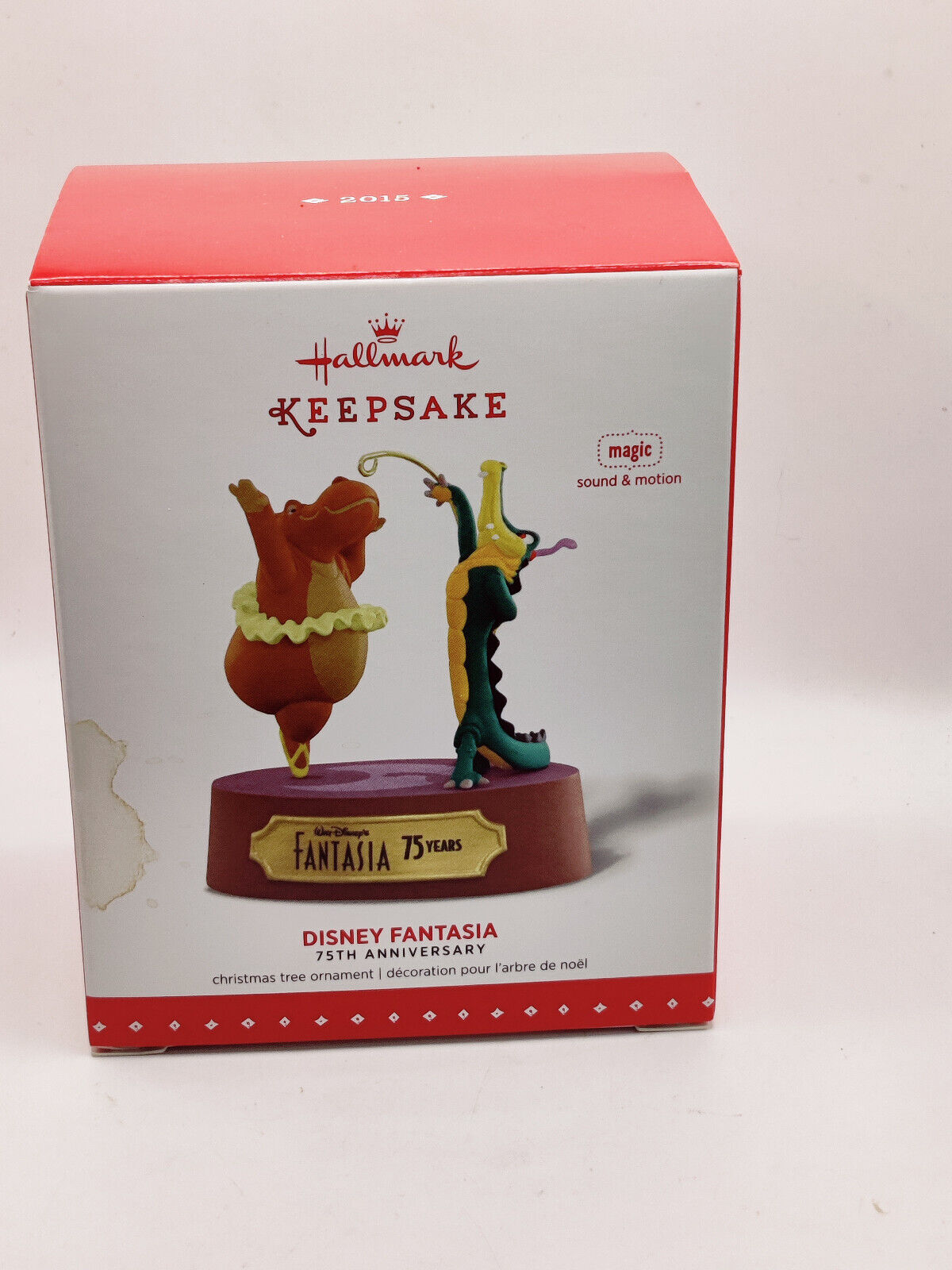 2015 Hallmark keepsake Ornament Disney Fantasia 75th Anniversary in Box