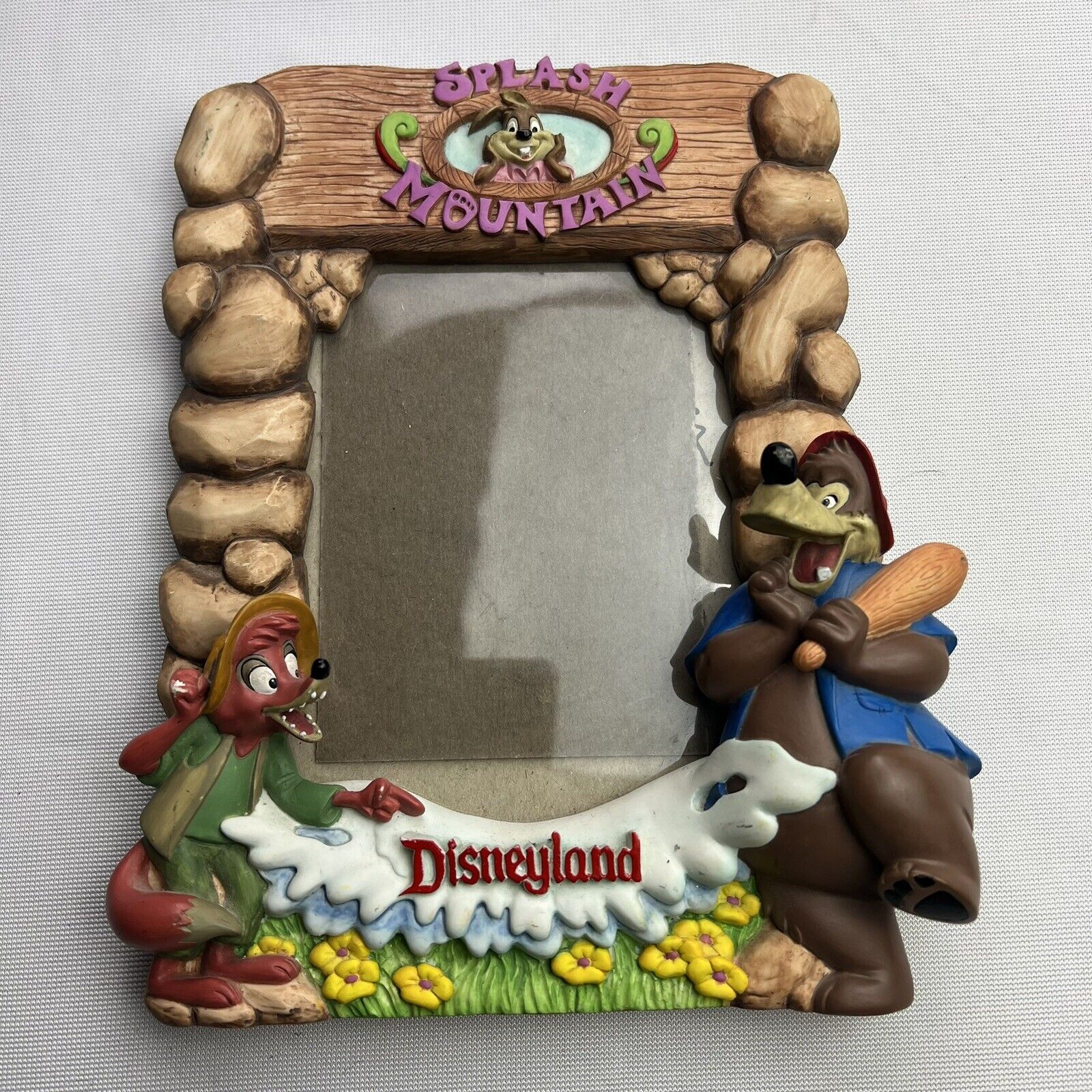 Disneyland Bre’r Rabbit Bear Fox Splash Mountain Ride 3D Picture Frame.