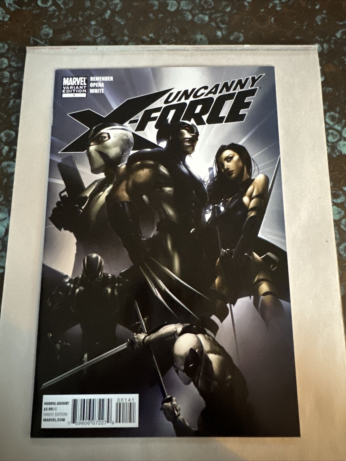 Uncanny X-Force #1 Variant Edition 1:25 Clayton Crain Cover Marvel 2010