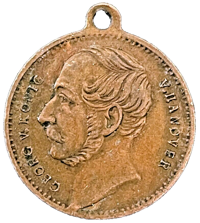 Antique Foreign Military Medal George V. Konig V. Hanover 1866 Hanoverian War ?
