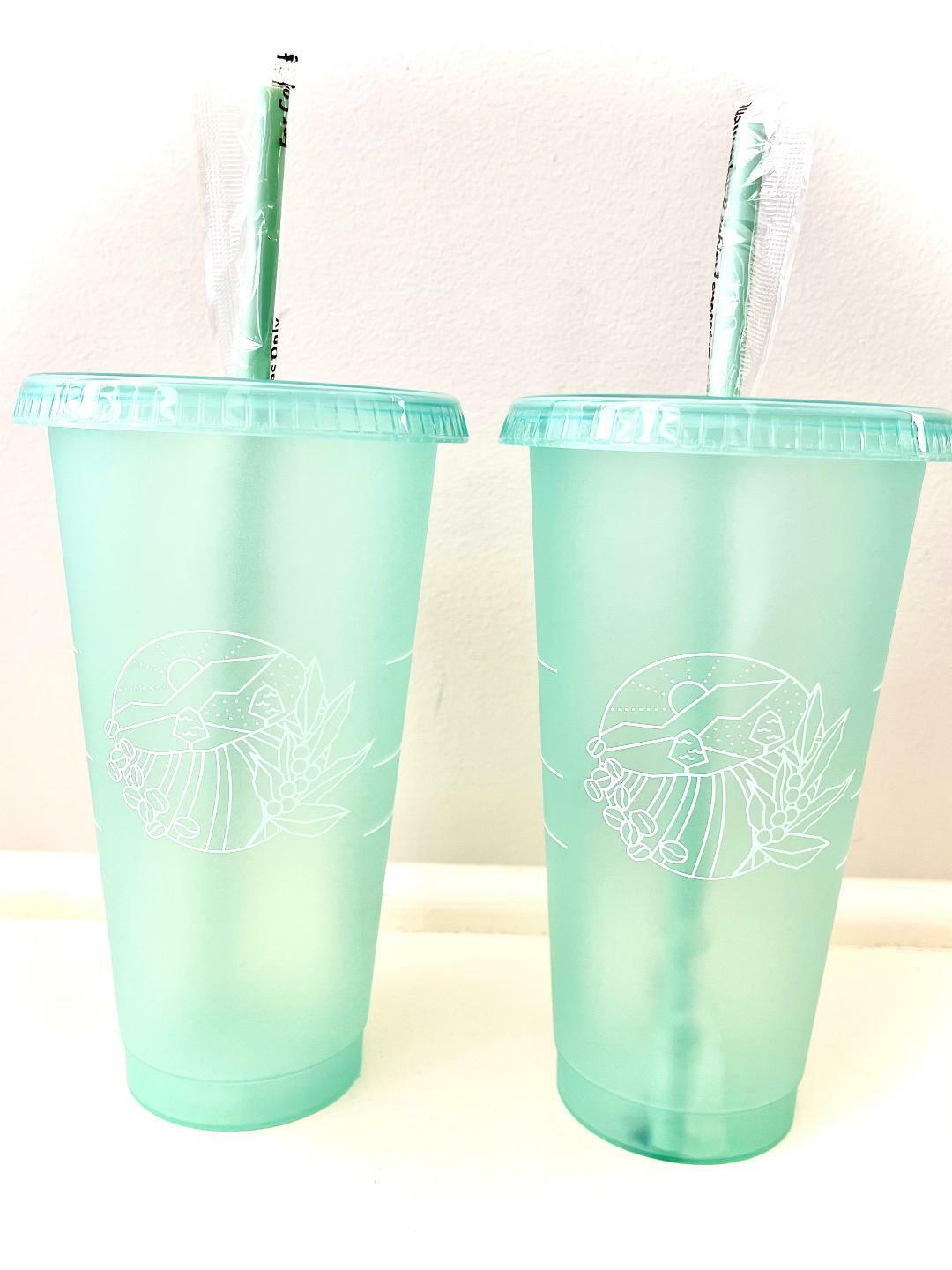 BRAND NEW - Starbucks - Spring 2021 / Earth Day - Cold Cup - Venti - Set of 2