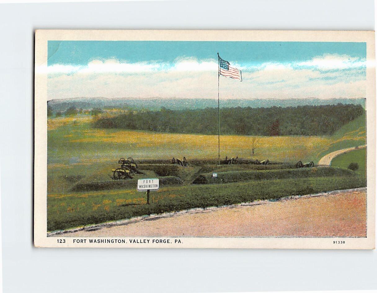 Postcard Fort Washington Valley Forge Pennsylvania USA