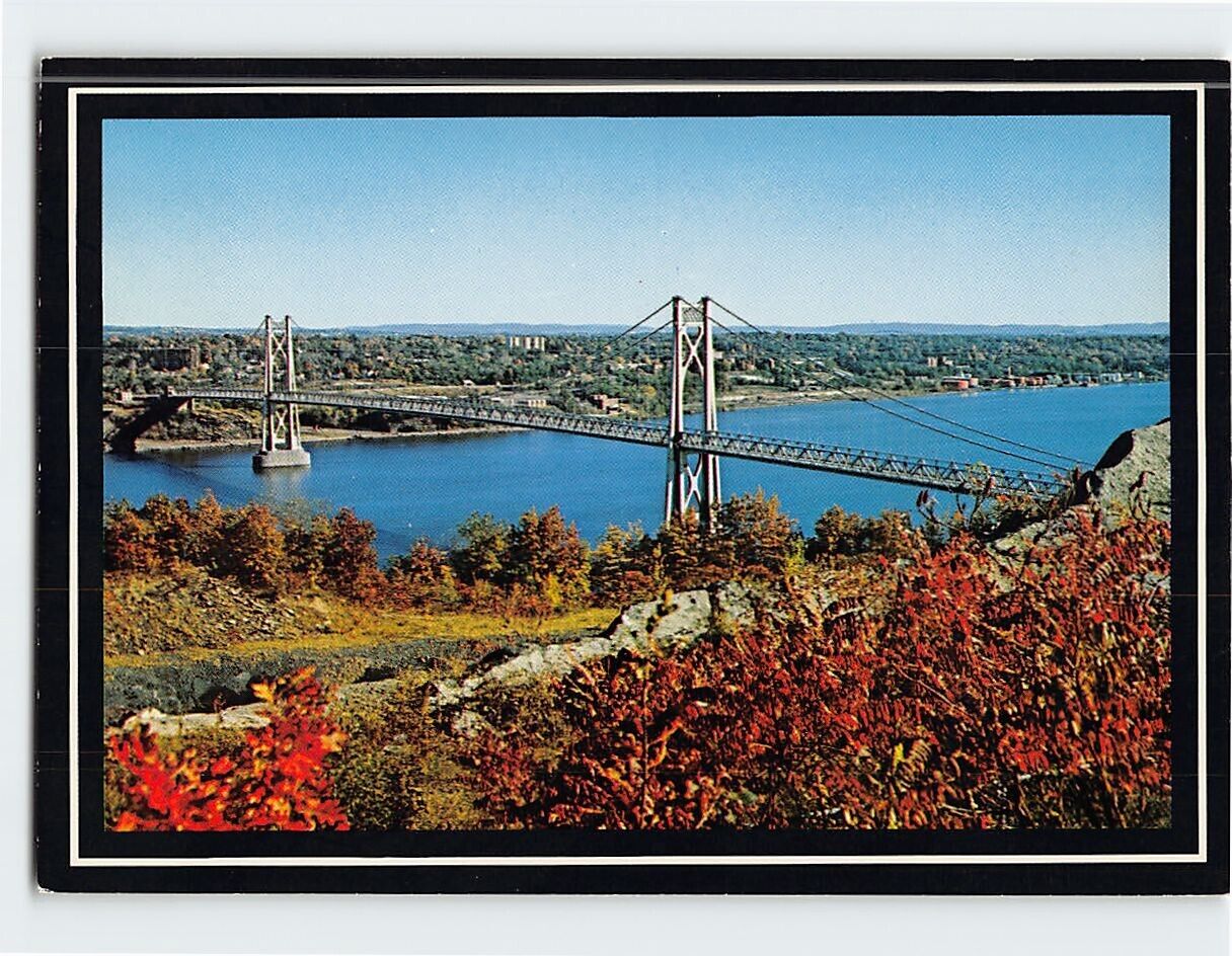 Postcard Mid Hudson Bridge Highland New York USA