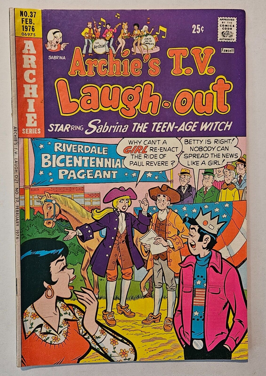 Archie\'s T.V. Laugh-Out #37, Archie Comics, 1976.