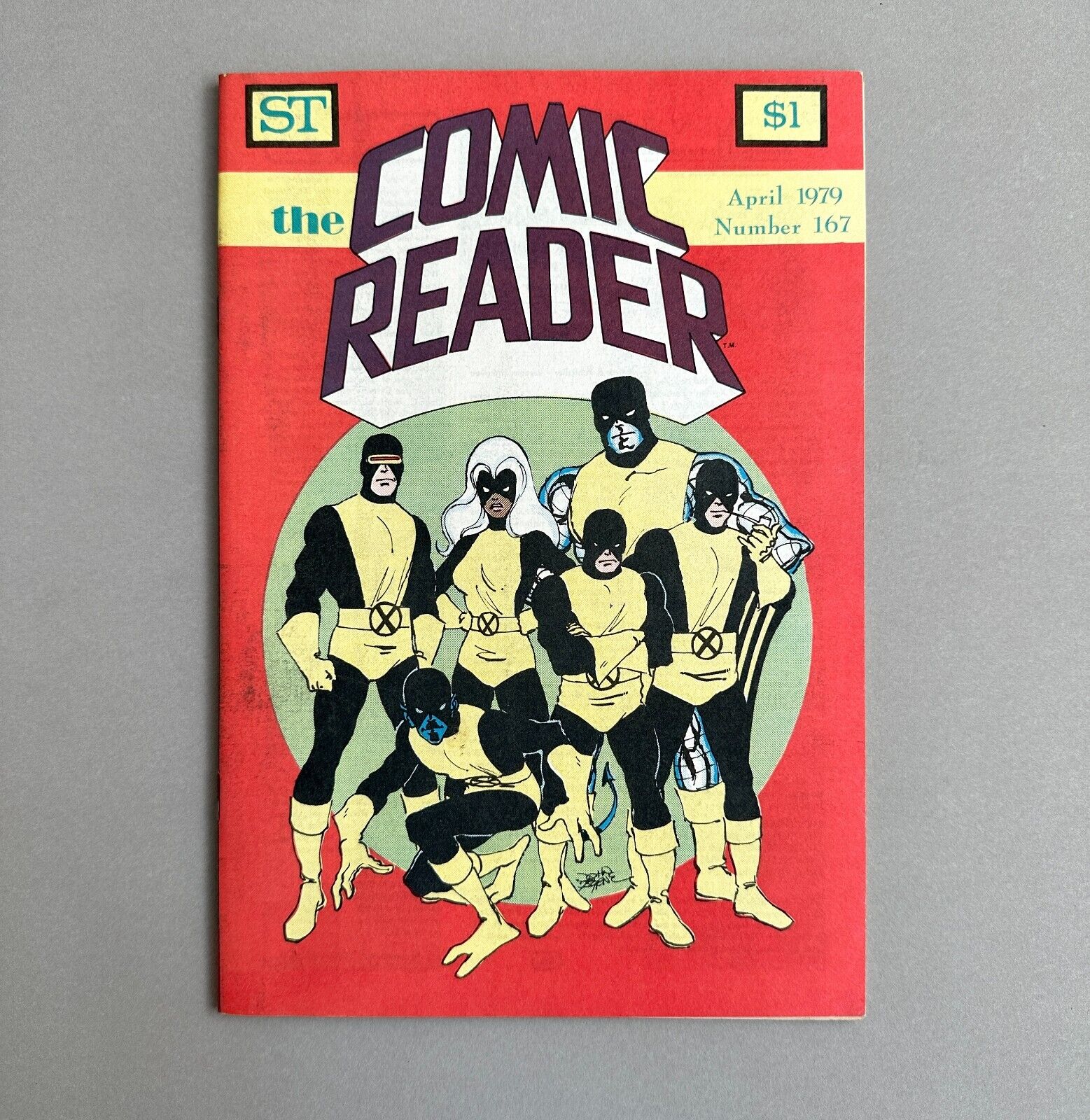 Comic Reader #167, 1961 1st Black Cat, John Byrne X-Men Ernie Colon CRISP