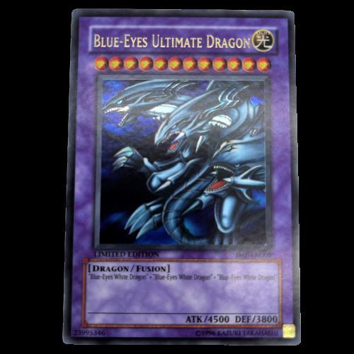 Yugioh Blue Eyes Ultimate Dragon Card JMP-EN005 Limited Edition Foil Ultra Rare