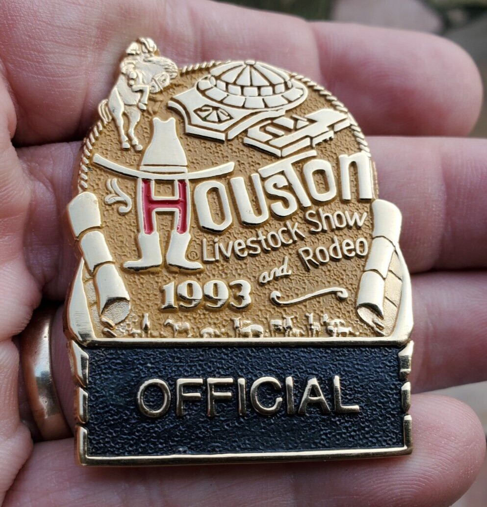 Houston Livestock Show and Rodeo Pin - 1993 
