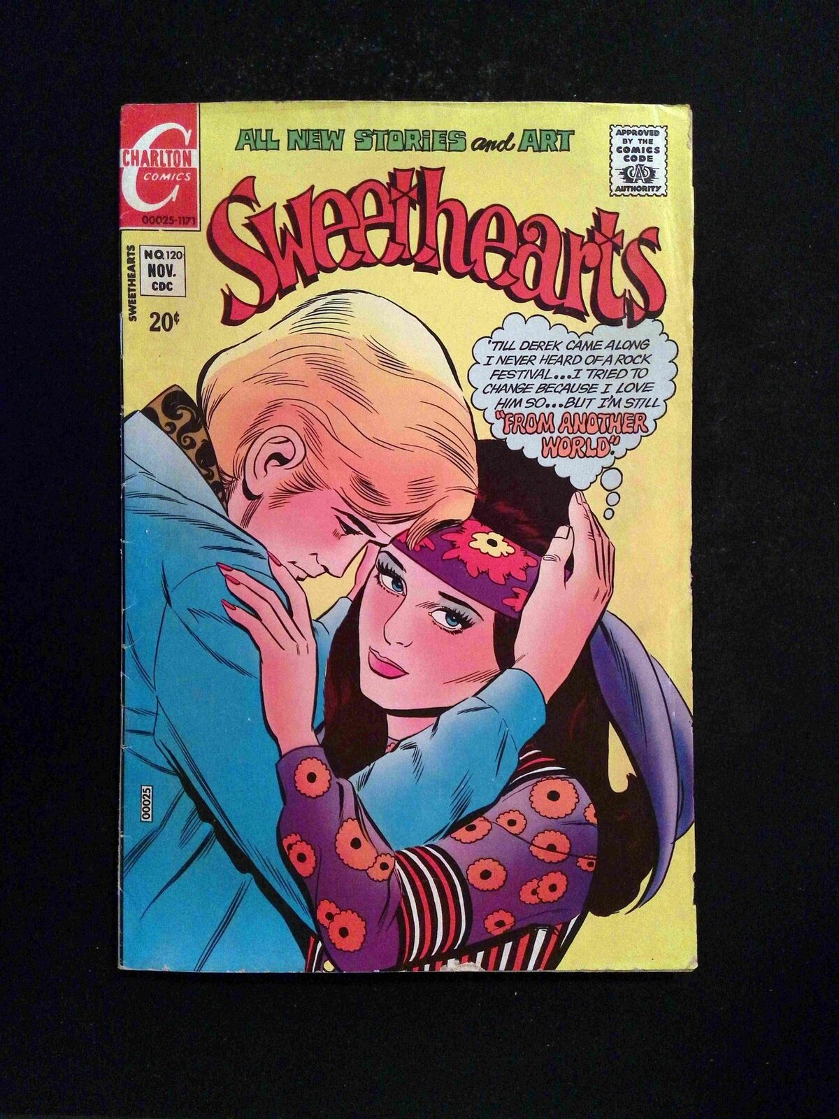 Sweethearts Vol.2 #120  CHARLTON  Comics 1971 VG+