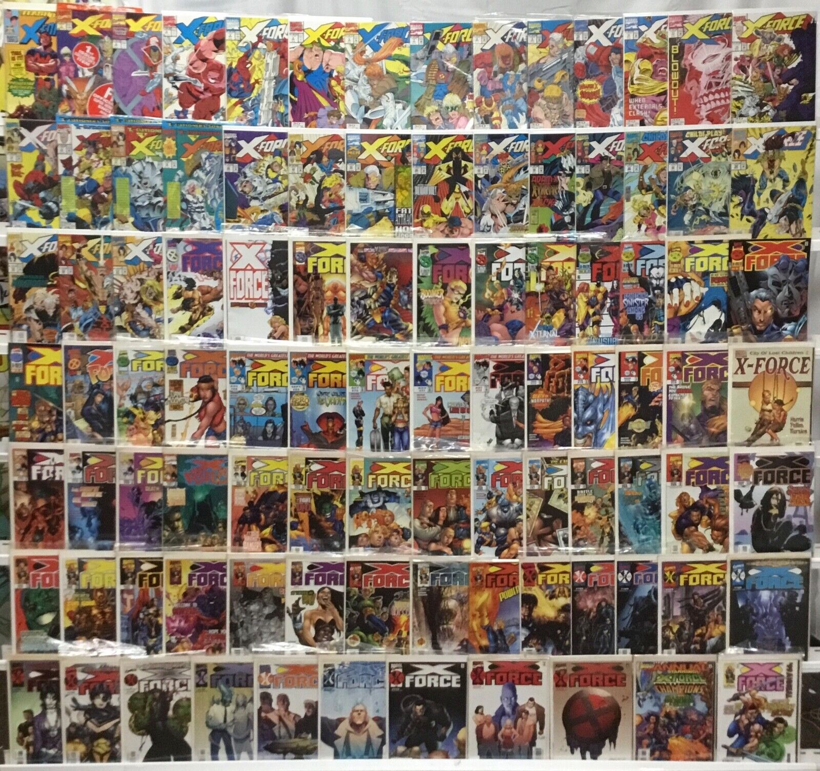 Marvel Comics - X-Force Series 1 - Comic Book Lot of 95 Issues
