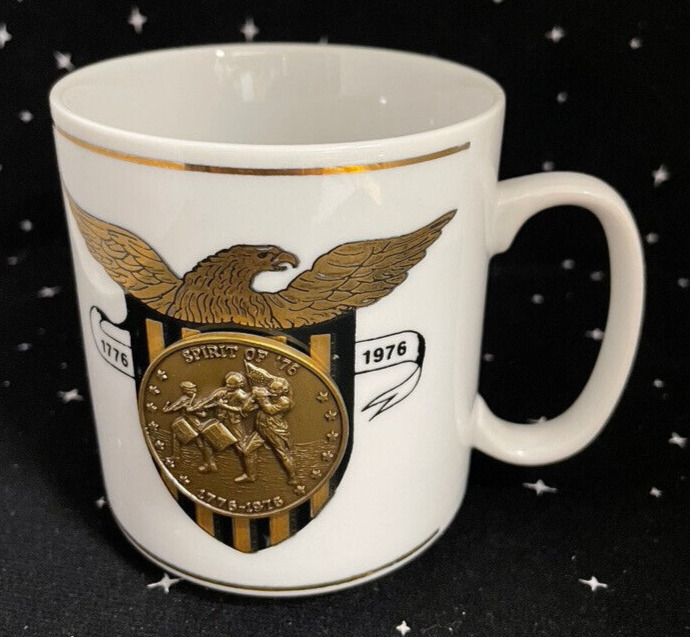 VTG Spirit Of 76 BiCentennial Coffee Mug With Coin Logo 4\