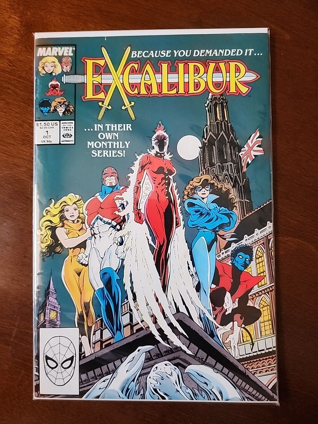 Excalibur #1 1st Appearance of Widget Chris Claremont Davis Marvel Comics 1988