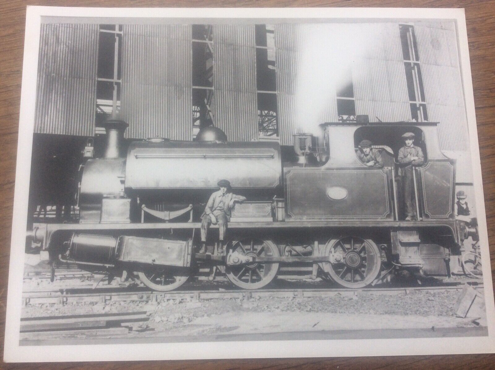 Scunthorpe British Steel Industrial Photograph Print Railway Engine Loco 8x6”