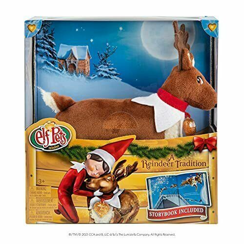 Elf Pets Reindeer: Plush Reindeer & Storybook Included NIB
