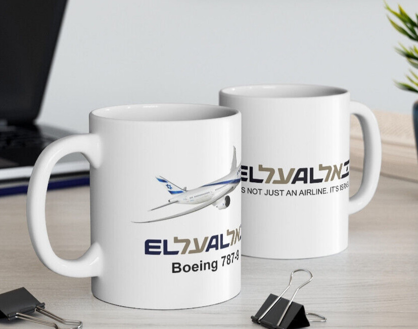 EL AL Airlines B-787-9 Coffee Mug