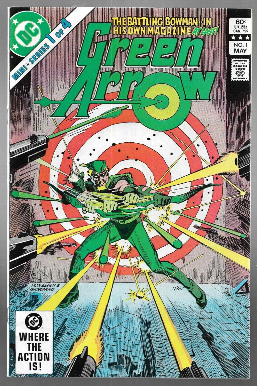 Green Arrow #1 DC Comics 1983 VF+ Mini Series