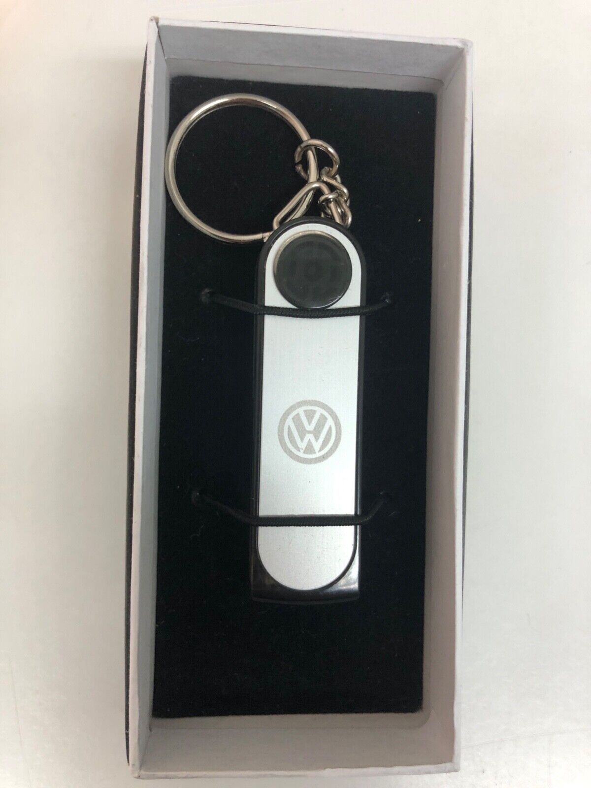 VW Volkswagen USB 2.0 Flash Drive 256MB Key Chain w/ VW Logo - Includes Lanyard