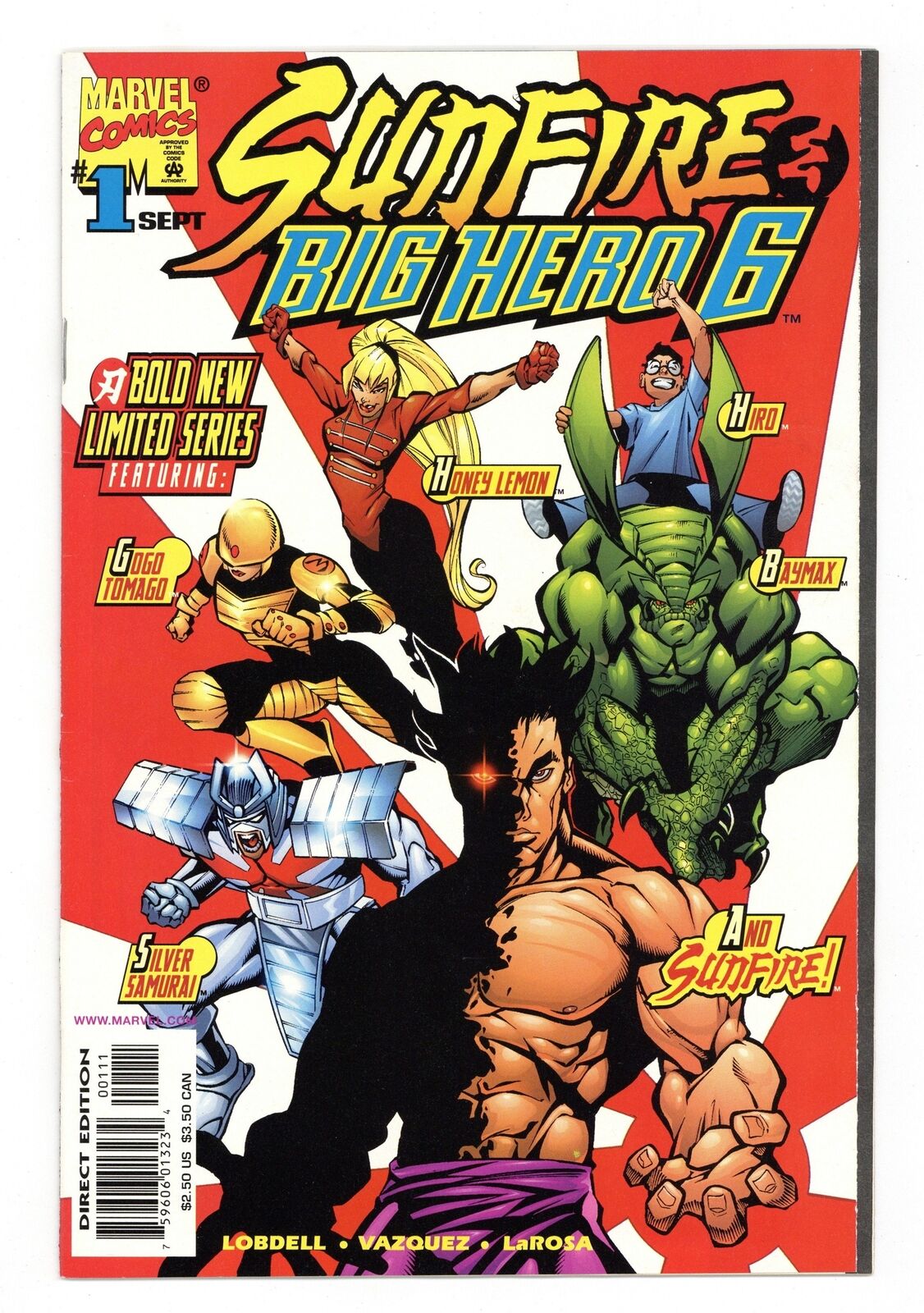 Sunfire and Big Hero Six #1 VF+ 8.5 1998