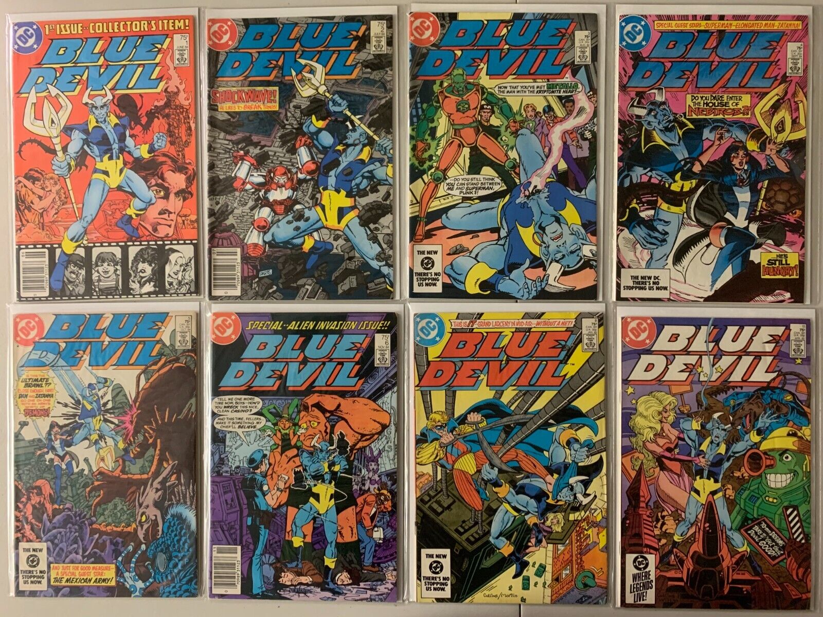 Blue Devil comics lot #1-30 last issue + annual 28 diff 8.0 (1984-86)