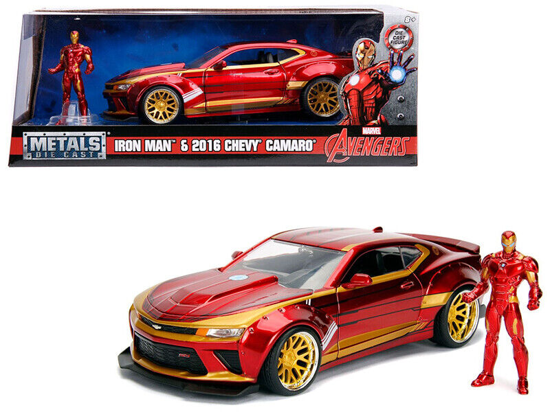 2016 Chevrolet Camaro with Iron Man Diecast Figure \