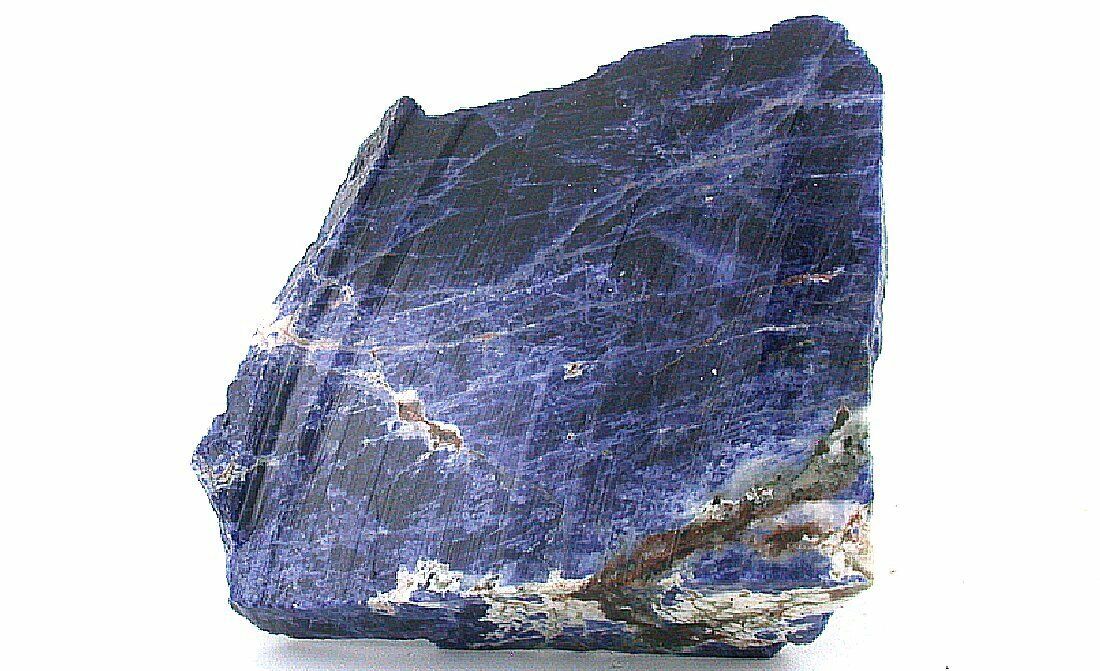 273.6 Gram Natural Rich Deep Blue Brazilian Sodalite Slab Cab Cabochon Rough SS4