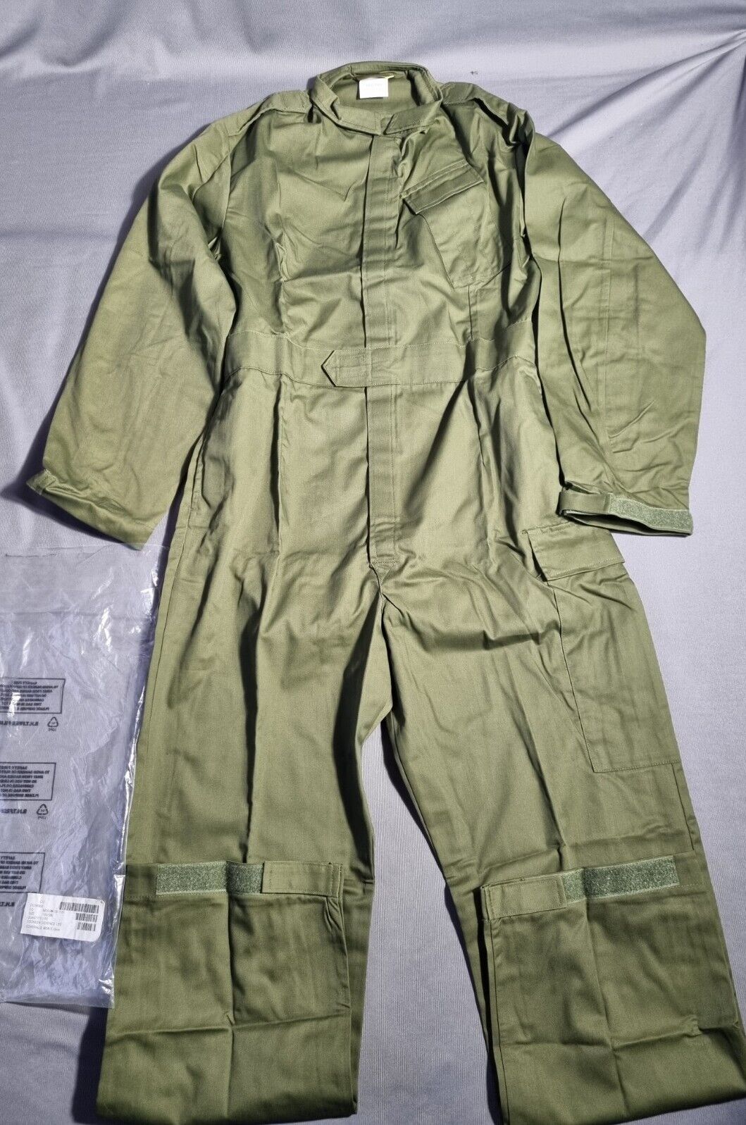 Genuine British Army RAF Aircrew Overalls Olive Green Coveralls Boiler Suit