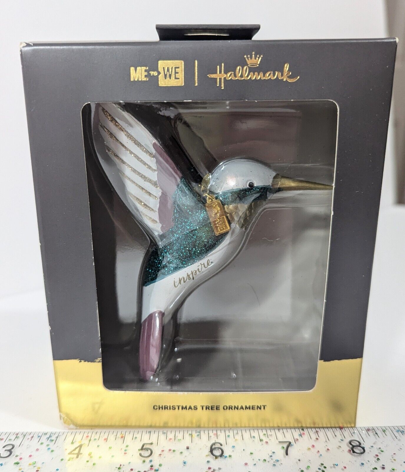Hallmark Hummingbird Inspire 2017 Christmas  New Tree Ornament \'Me to We\' NEW