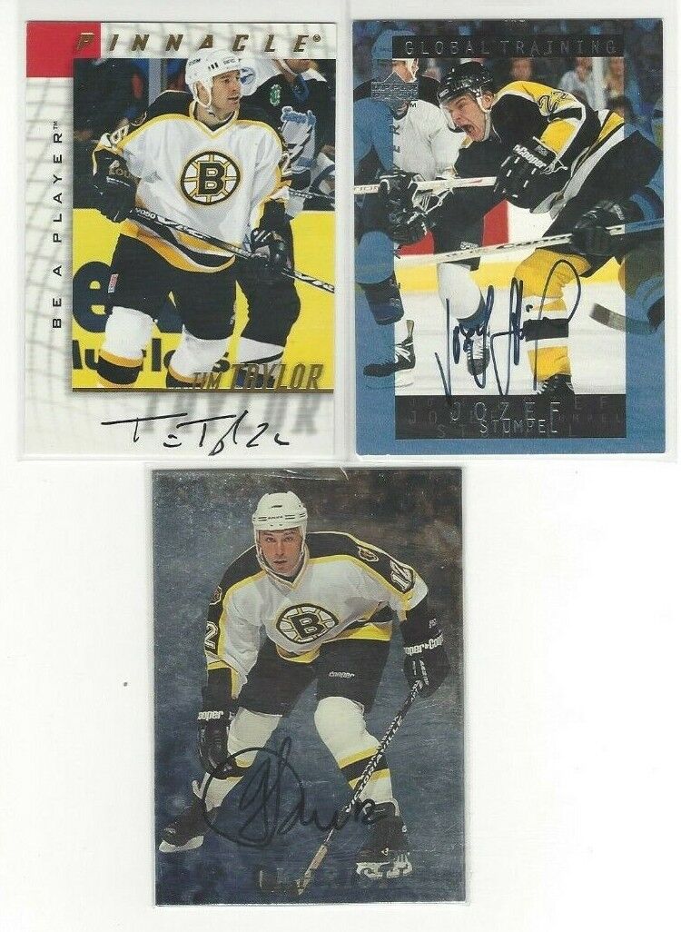  1997-98 Be A Player Autographs #114 Tim Taylor Boston Bruins 