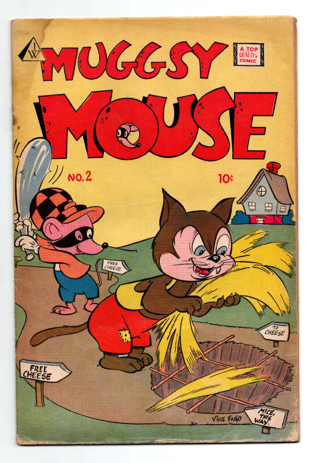 Muggsy Mouse #2 - cartoon - Magazine Enterprises - 1951 - GD