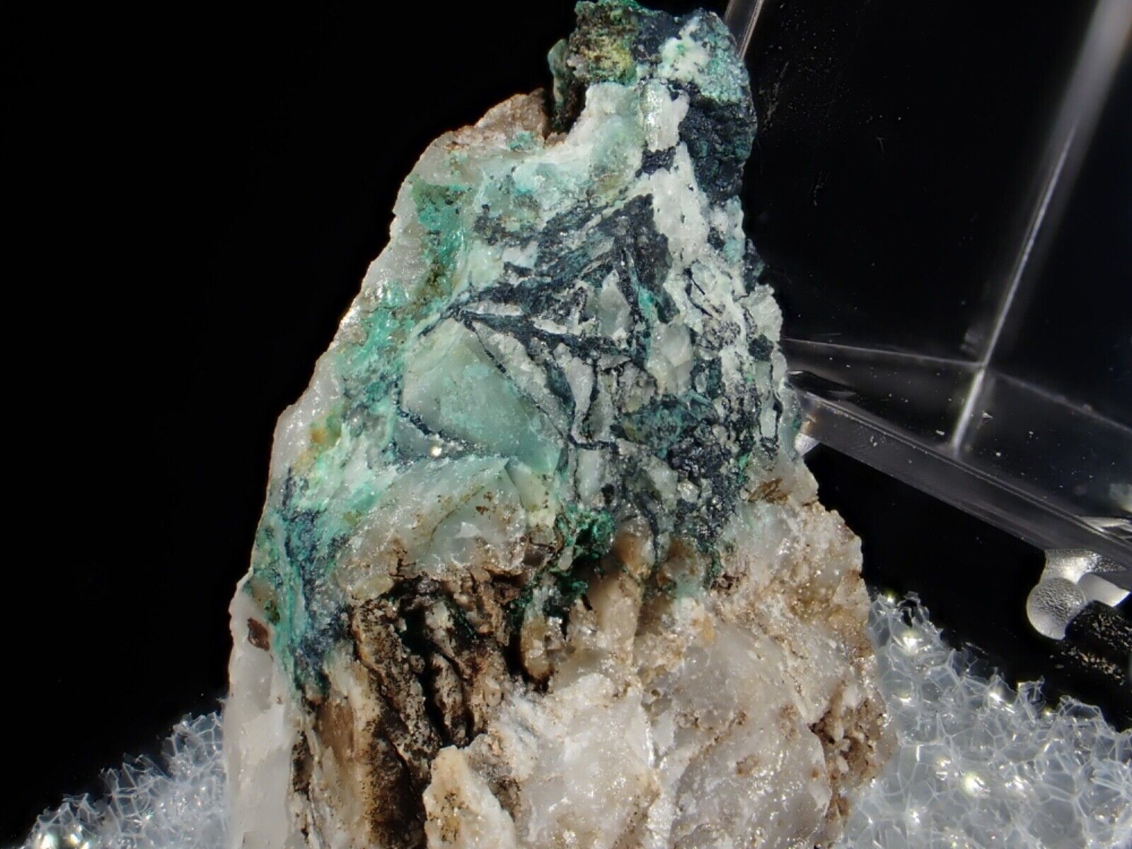 Rare Malachite Crystals on Bornite Buck Miller Copper Mine Monroe Co Tennessee