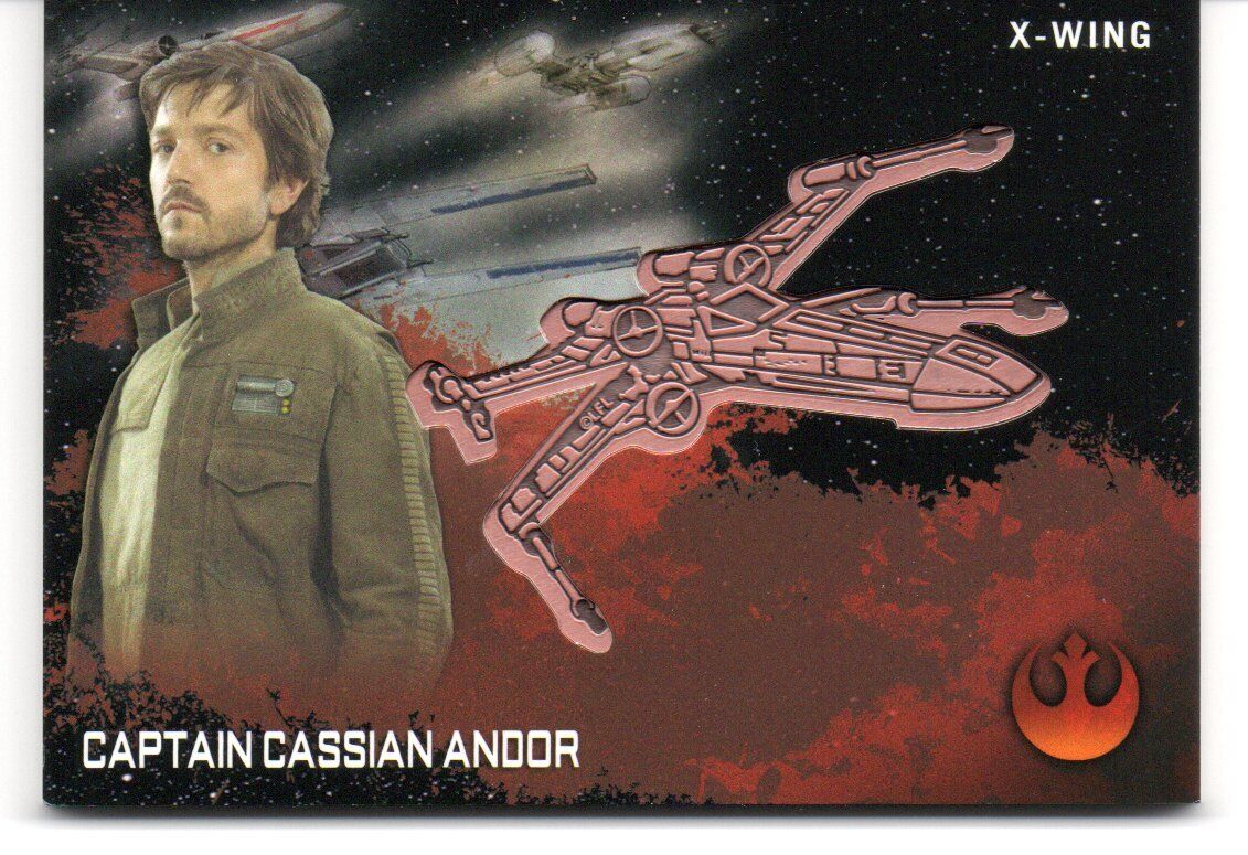 2016 Topps Star Wars Rogue One Series 1 BRONZE MEDALLION / CAPTAIN CASSIAN ANDOR