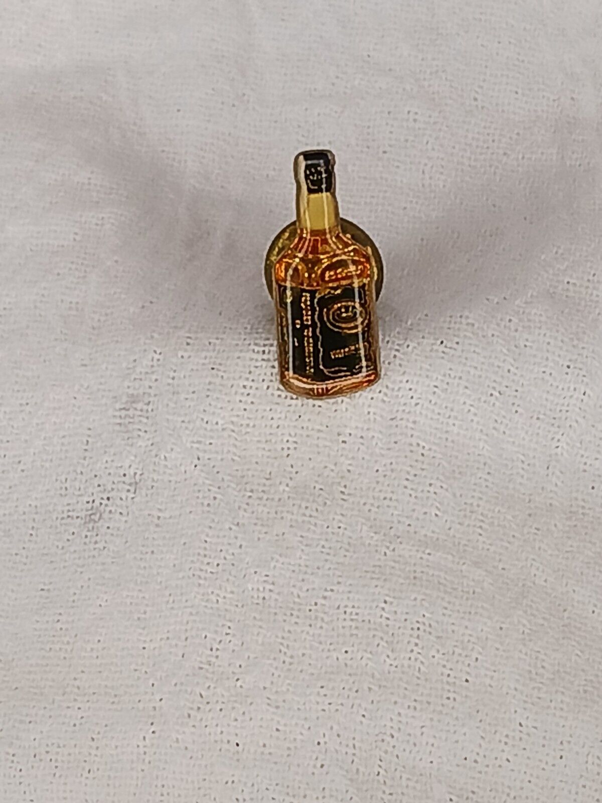 Vintage 1970s Whiskey Bottle Pin