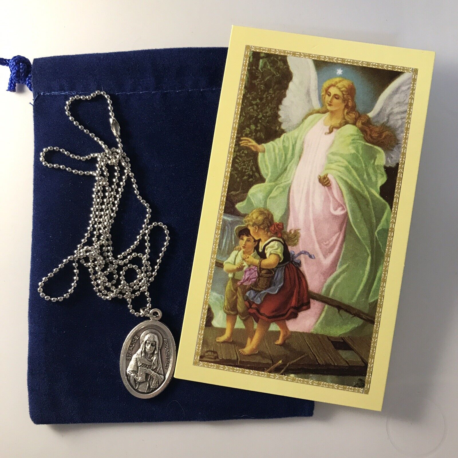 St. Alice Religious Medal Patron of The Blind & Paralyzed