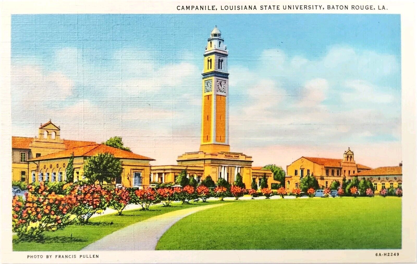 Campanile  LSU  Louisiana State University   Postcard
