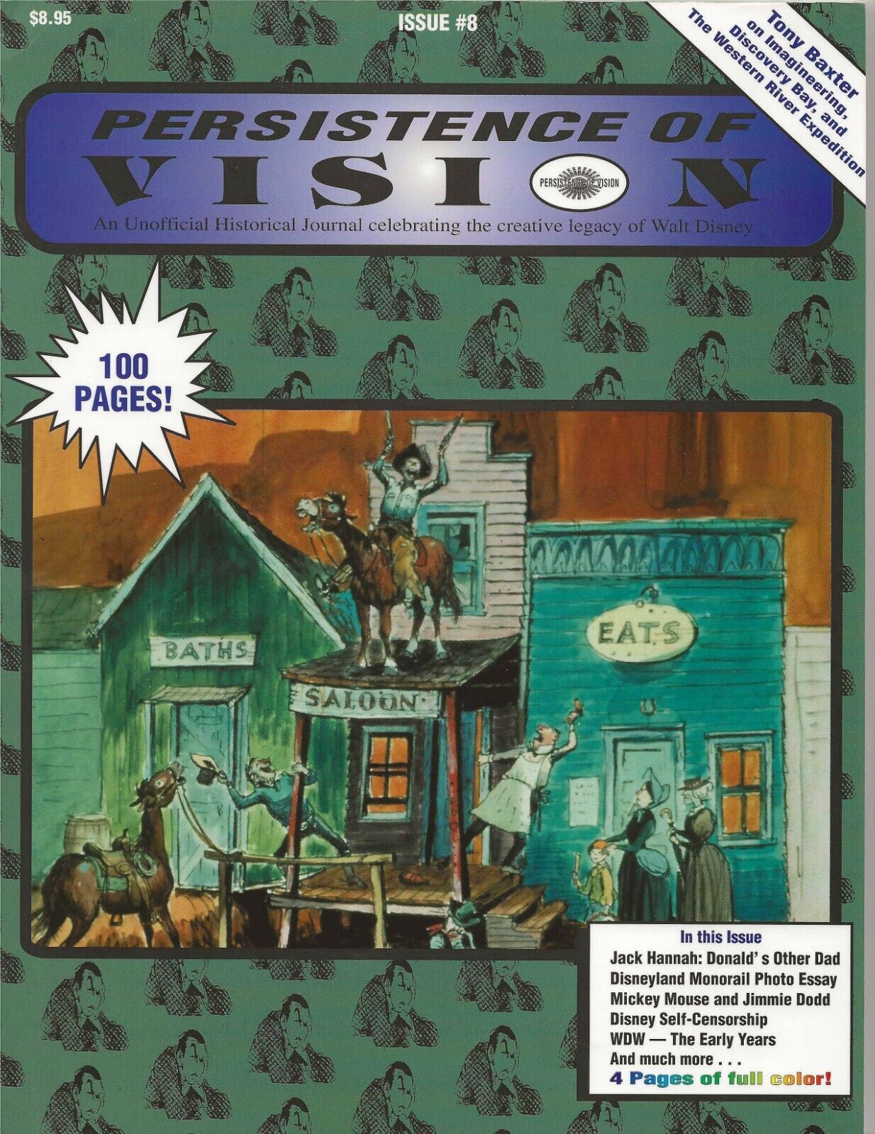 PERSISTENCE OF VISION ISSUE #8 TONY BAXTER ON IMAGNEERING DISNEY JACK HANNAH