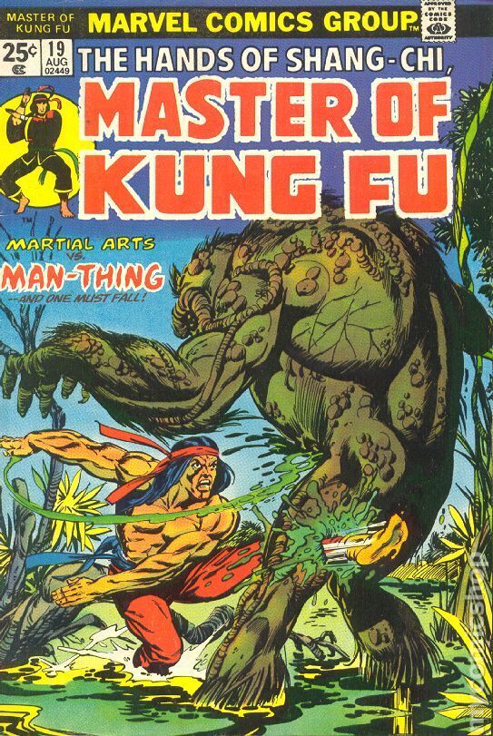 Master of Kung Fu #19 VG/FN 5.0 1974 Stock Image Low Grade