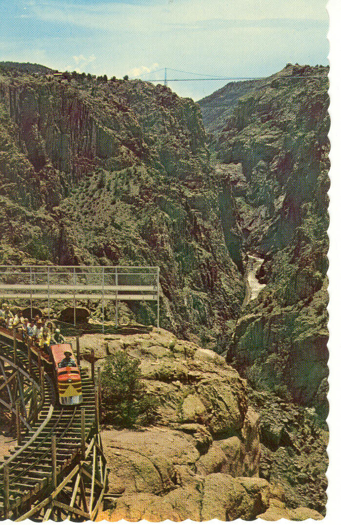 Scenic Railway Royal George CO Postcard p11013