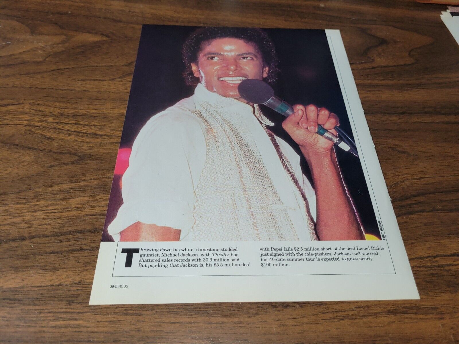 Michael Jackson 1984 Circus Magazine 8\