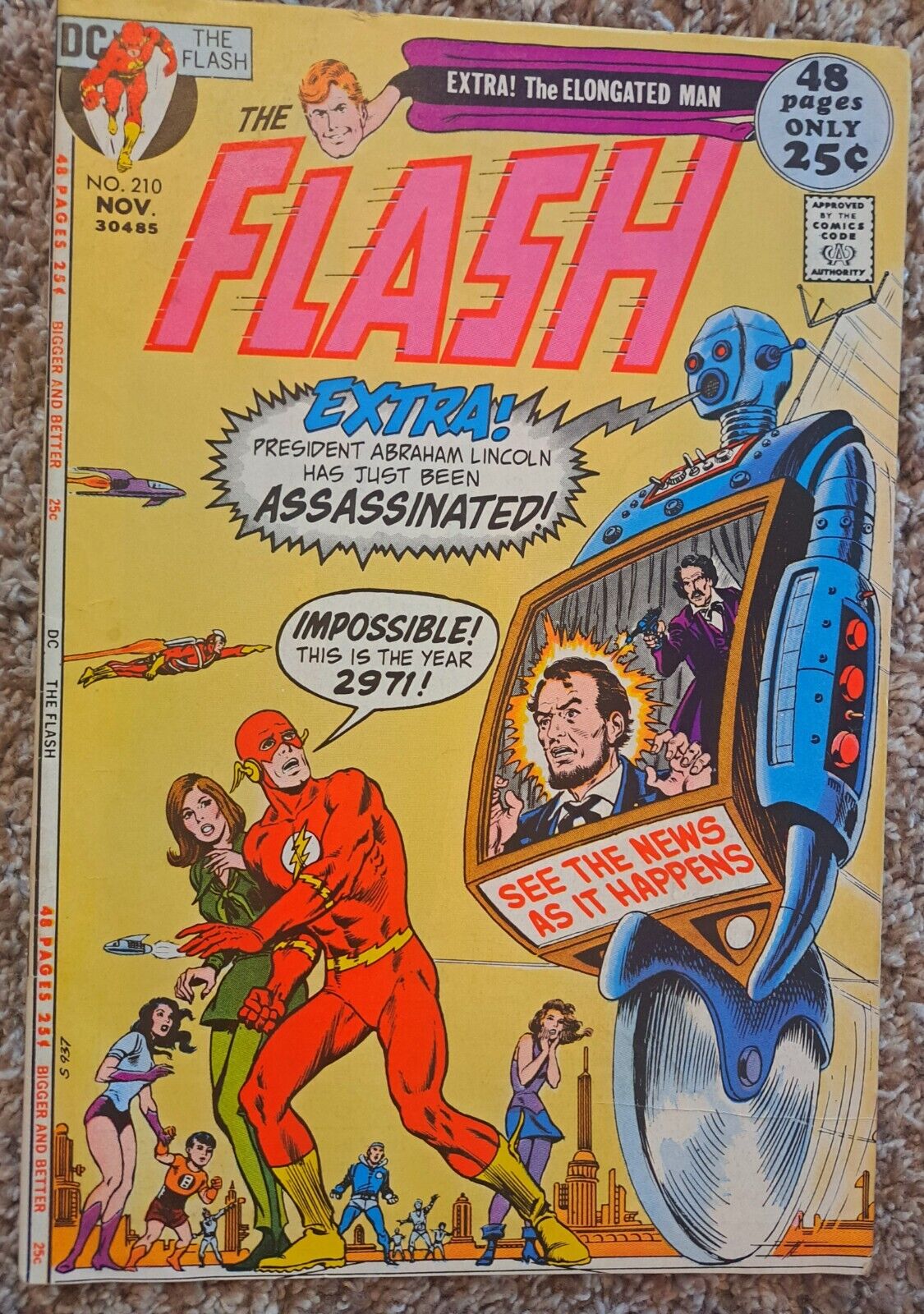 DC The Flash #210 Nov 1971 VF