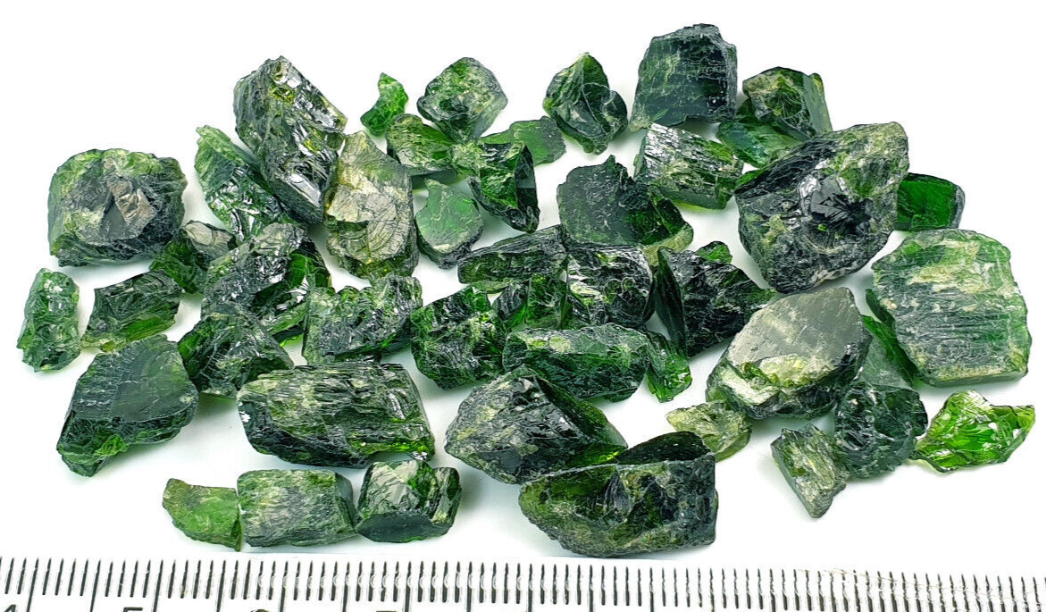 155 Carats Very Nice Quality Beautiful Natural Color Diopside Rough Grade Lot