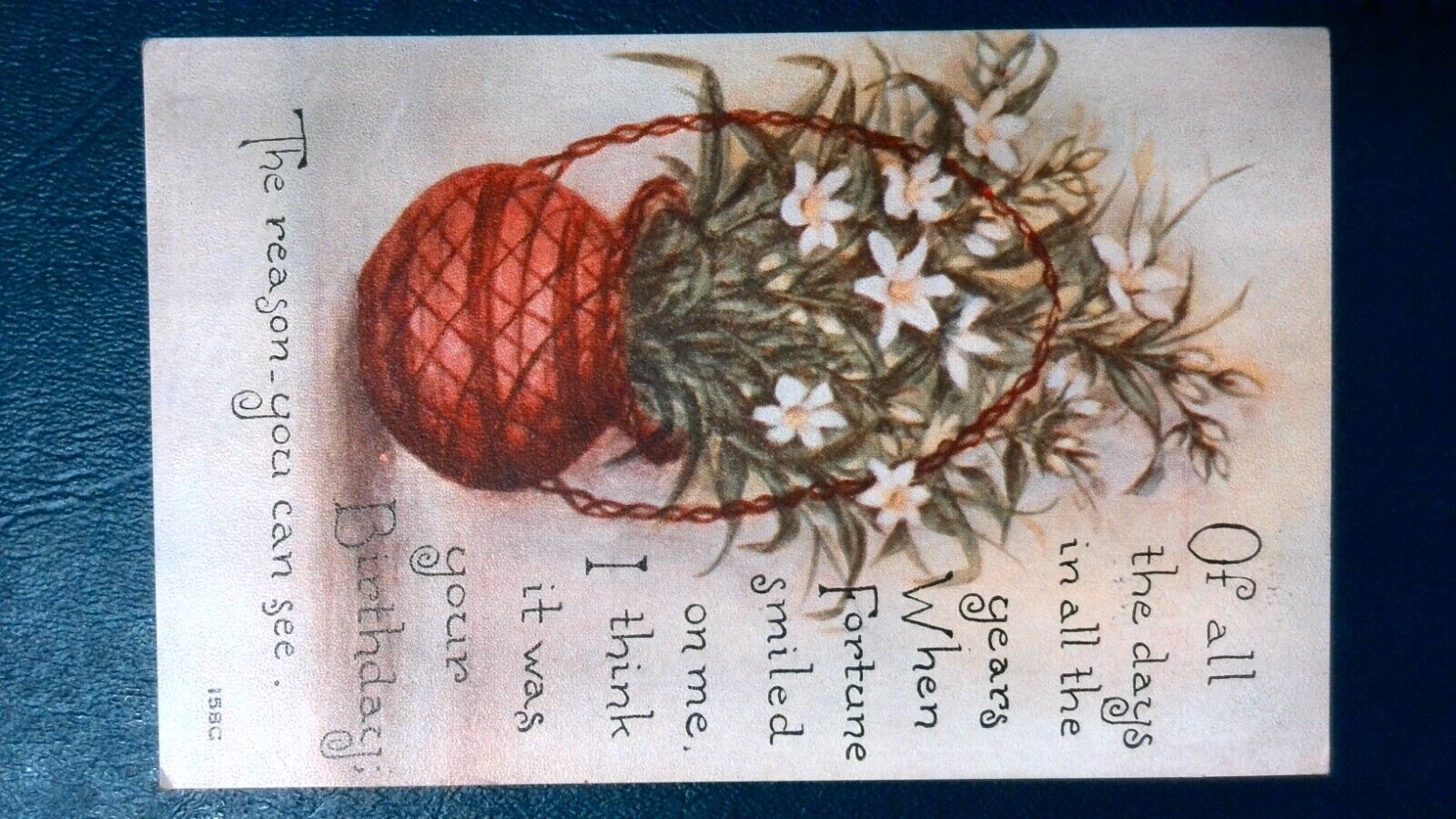 C 1917 Birthday Greeting Postcard  {{PC420