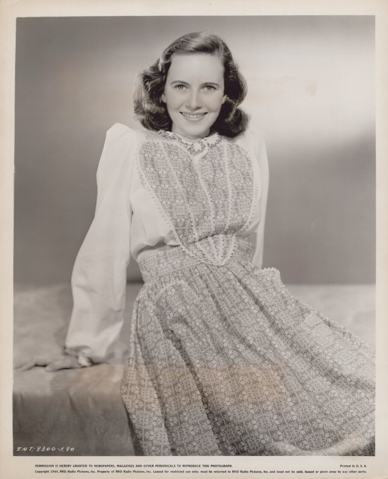 Teresa Wright (1944) ❤ Hollywood beauty - Stylish Glamorous Vintage Photo K 262